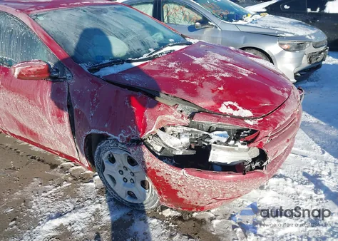 2013 Dodge Dart Se from USA, damaged, VIN 1C3CDFAA6DD198100